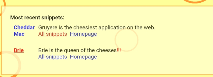 Snippet Google Gruyere
XSS
Ataques